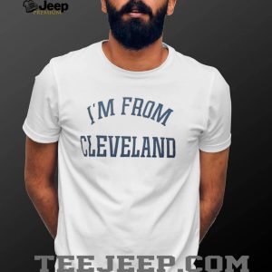 I'm From Cleveland Minimalist Hometown Pride Graphic T Shirt