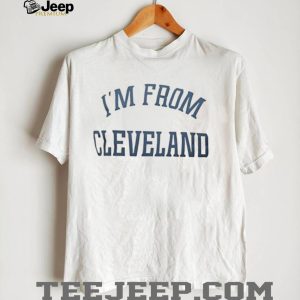 I'm From Cleveland Minimalist Hometown Pride Graphic T Shirt