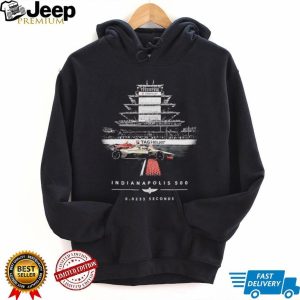 Indianapolis 500 Racing Track Finish Line Tag Heuer Speed Graphic T Shirt