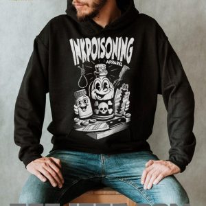 Inkpoisoning Apparel Vintage Cartoon Poison Bottle Graphic T Shirt