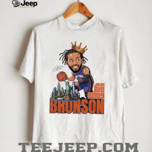 Jalen Brunson New York Knicks big body crown graphic shirt