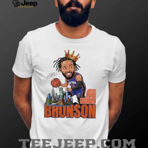 Jalen Brunson New York Knicks big body crown graphic shirt