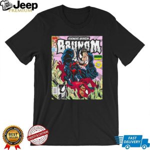 Jalen Brunson Venomous Brunson Comic Style Basketball T Shirt