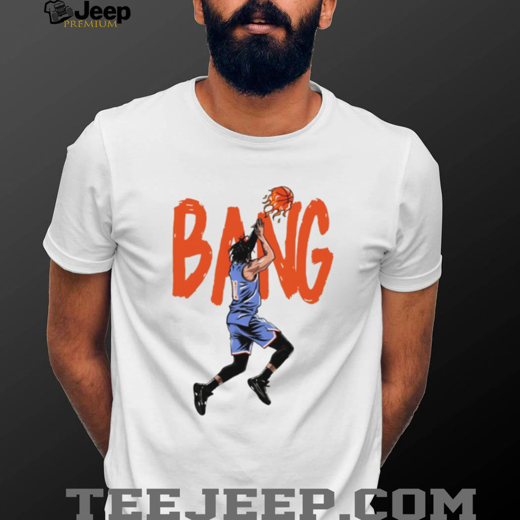 Jalen Brunson dunk New York Knicks Basketball JB Bang Bang shirt Jalen Brunson dunk New York Knicks Basketball JB Bang Bang shirt
