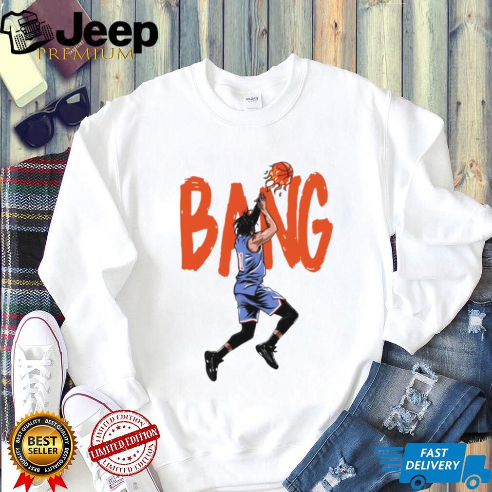 Jalen Brunson dunk New York Knicks Basketball JB Bang Bang shirt Jalen Brunson dunk New York Knicks Basketball JB Bang Bang shirt
