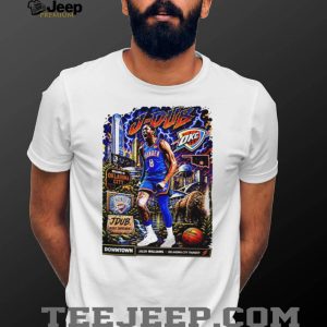 Jalen Williams J Dub Oklahoma City Thunder Basketball T Shirt