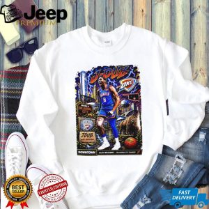 Jalen Williams J Dub Oklahoma City Thunder Basketball T Shirt