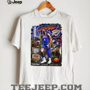 Jalen Williams J Dub Oklahoma City Thunder Basketball T Shirt