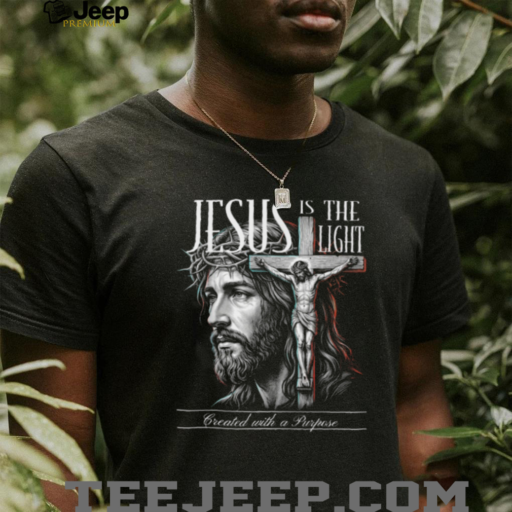 Jesus Is The Light Religious Cross Faith T Shirt Jesus Is The Light Religious Cross Faith T Shirt