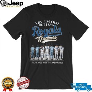 Kansas City Baseball Legends Greatness Thank You Memories T Shirt
