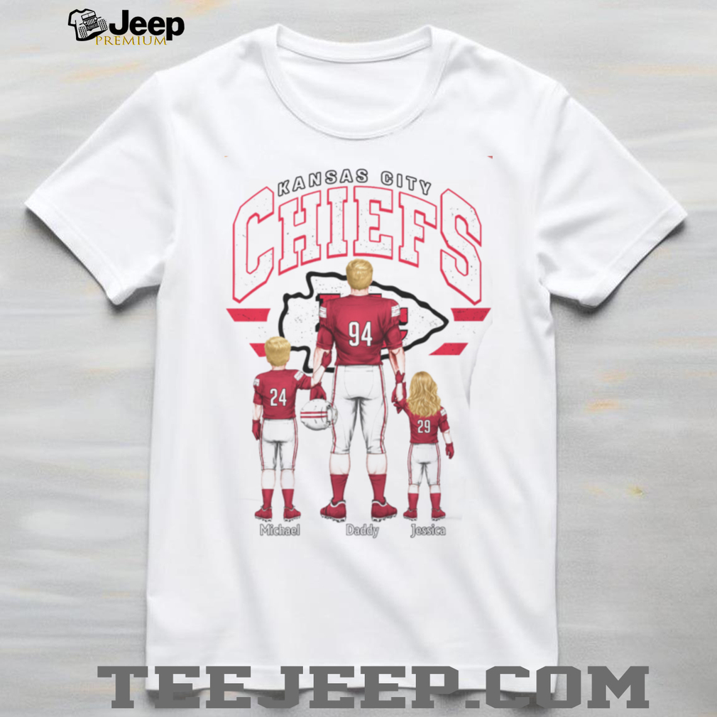 Kansas City Chiefs Custom Name Number Best Dad Ever Football T Shirt Kansas City Chiefs Custom Name Number Best Dad Ever Football T Shirt