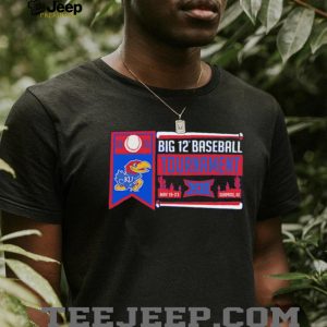Kansas Jayhawks 2026 Big 12 Baseball Tournament Graphic T shirt