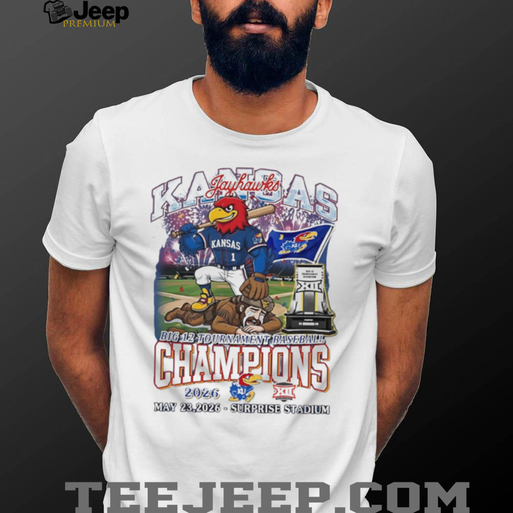 Kansas Jayhawks big 12 Tournament Baseball Champions May 23 2026 shirt Kansas Jayhawks big 12 Tournament Baseball Champions May 23 2026 shirt