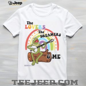 Kermit the Frog Rainbow Connection Lovers Dreamers Quote T Shirt