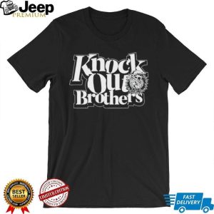 Knock Out Brothers Boxing Skull Graphic Streetwear Style T Shirt