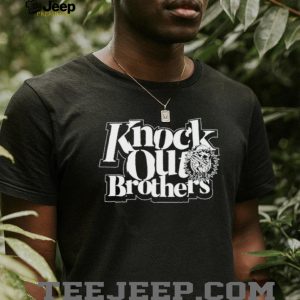 Knock Out Brothers Boxing Skull Graphic Streetwear Style T Shirt