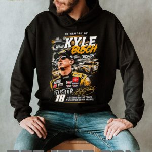 Kyle Busch Rowdy NASCAR Legend Racing Memorial Graphic Cotton T Shirt