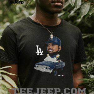LA Baseball Player Bobblehead Lowrider Graphic T Shirt