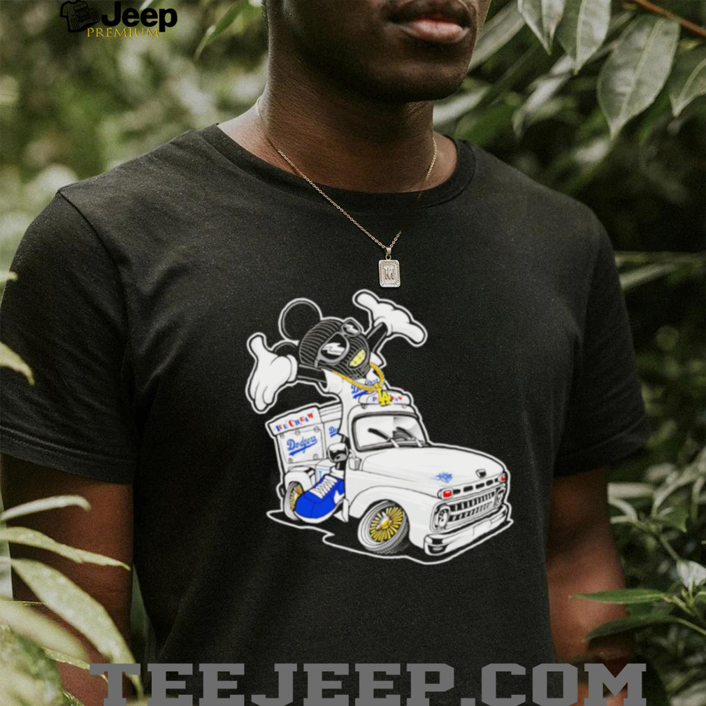 LA Dodgers Masked Mascot Ice Cream Truck T Shirt LA Dodgers Masked Mascot Ice Cream Truck T Shirt