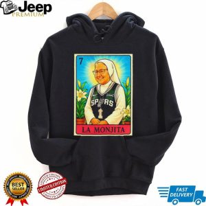 La Monjita San Antonio Spurs Nun Lottery Card Graphic T Shirt