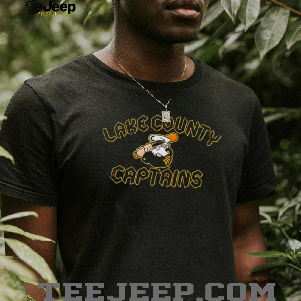 Lake County Captains Baseball Mascot Retro Sports T Shirt Lake County Captains Baseball Mascot Retro Sports T Shirt
