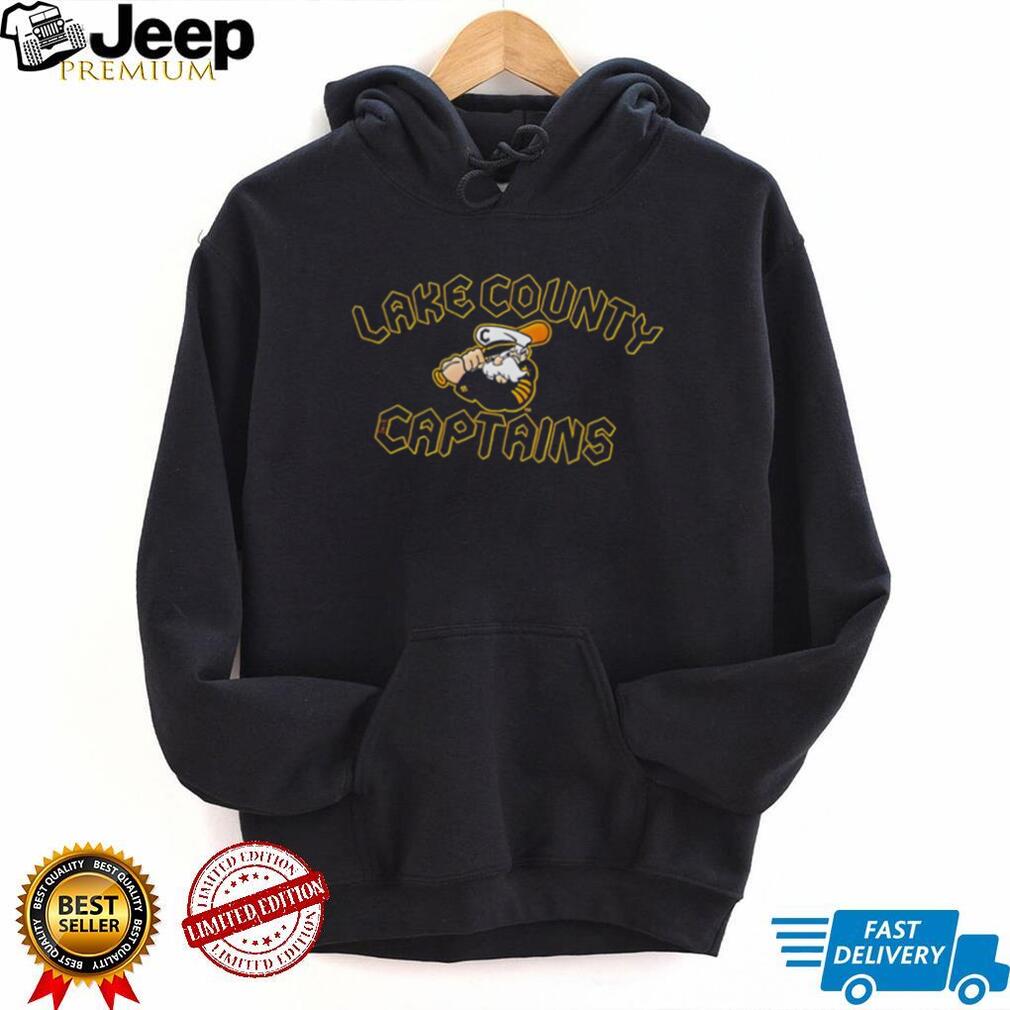 Lake County Captains Baseball Mascot Retro Sports T Shirt Lake County Captains Baseball Mascot Retro Sports T Shirt
