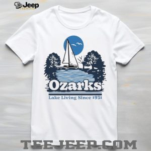 Lake Ozarks Living Since 1931 Vintage Sailboat Graphic T Shirt Lake Ozarks Living Since 1931 Vintage Sailboat Graphic T Shirt