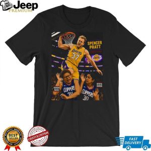 Lakers Spencer Pratt Slam Dunk vs Clippers Graphic T Shirt
