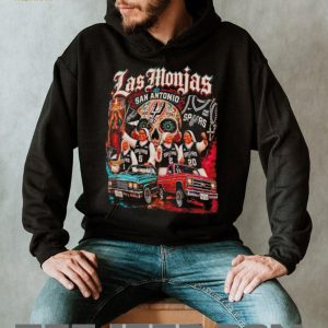 Las Monjas De San Antonio Spurs Lowrider Sugar Skull T Shirt