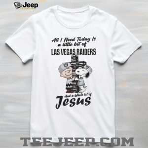 Las Vegas Raiders Charlie Brown Snoopy Faith Jesus T Shirt