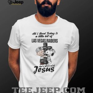 Las Vegas Raiders Charlie Brown Snoopy Faith Jesus T Shirt