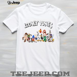Looney Tunes Full Character Cast Vintage Cartoon T Shirt
