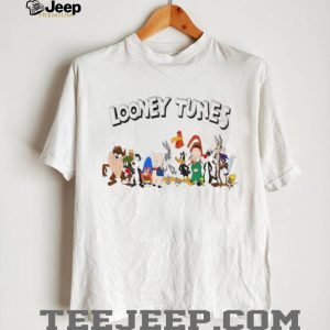 Looney Tunes Full Character Cast Vintage Cartoon T Shirt