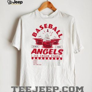Los Angeles Angels Ice Cream Stand Vintage Baseball Logo T Shirt