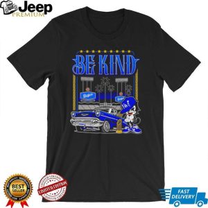 Los Angeles Dodgers Be Kind Vintage Blue Car T Shirt