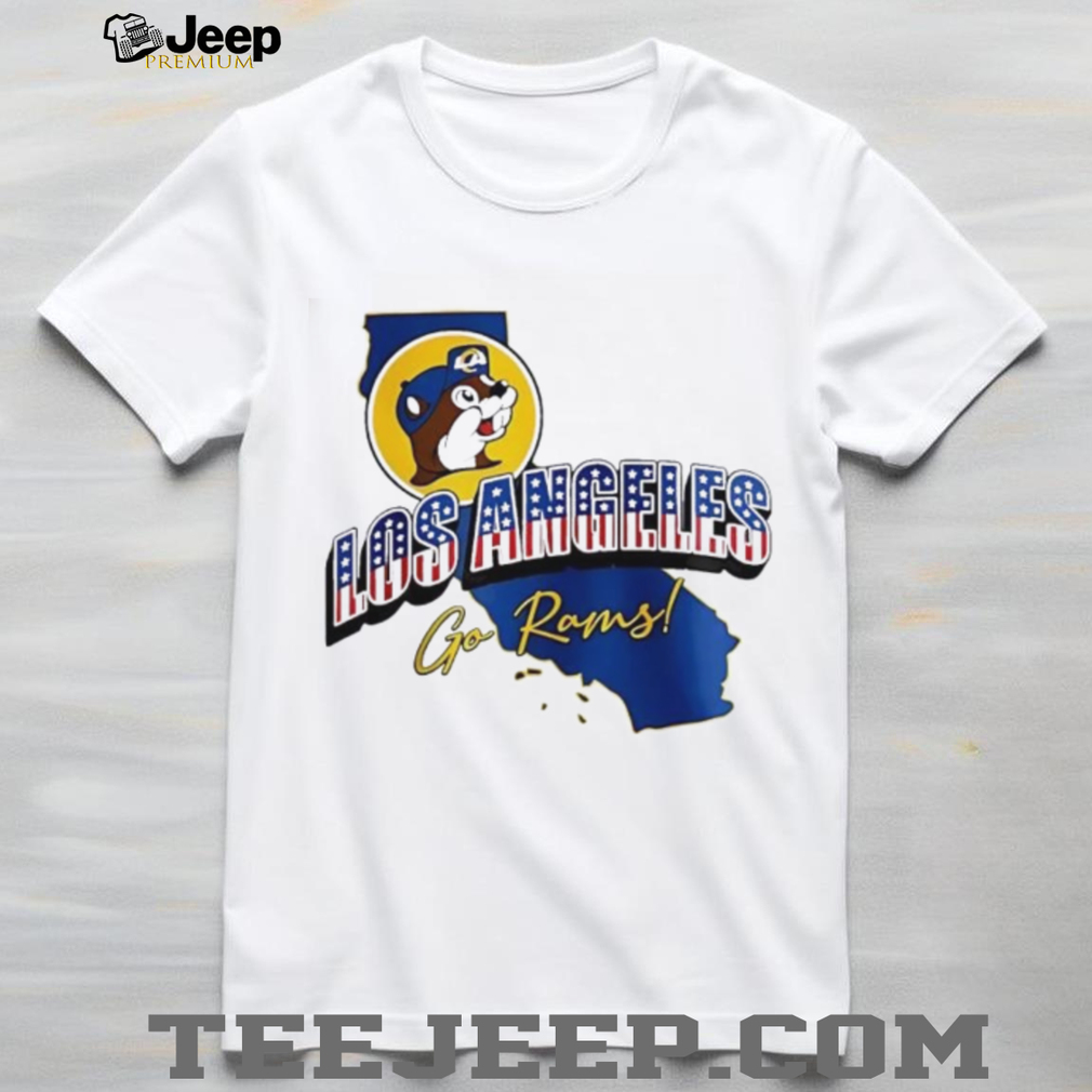 Los Angeles Rams Mascot Football California Map T Shirt Los Angeles Rams Mascot Football California Map T Shirt