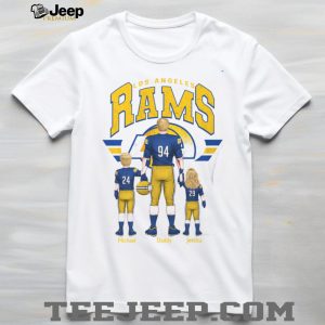 Los Angeles Rams Personalized Father and Children Football T Shirt
