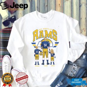Los Angeles Rams Personalized Father and Children Football T Shirt