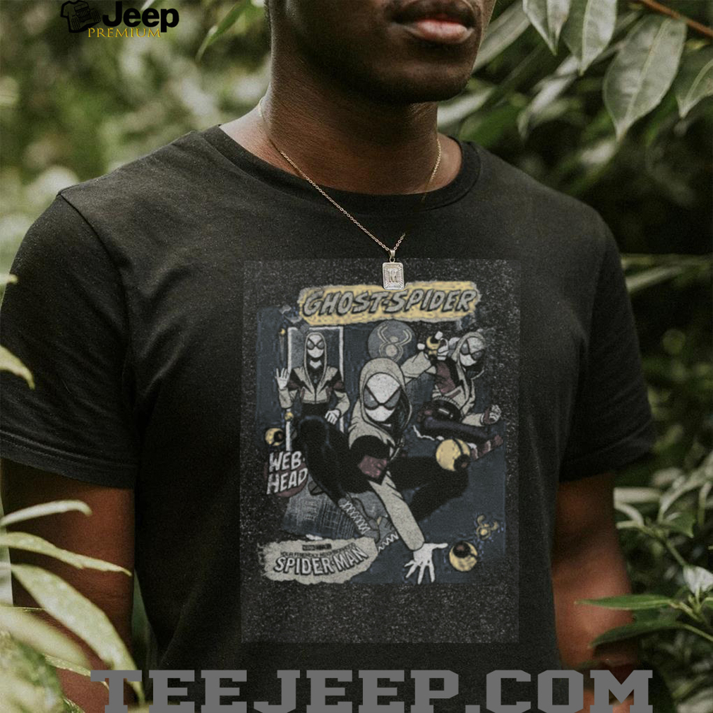 Marvel Ghost Spider Web Head Comic Book Action Graphic T Shirt Marvel Ghost Spider Web Head Comic Book Action Graphic T Shirt