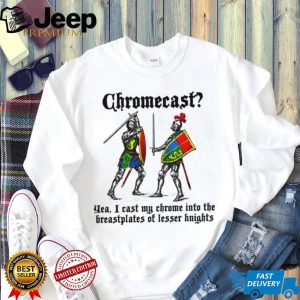 Medieval Knights Chromecast Fantasy Meme Graphic T Shirt