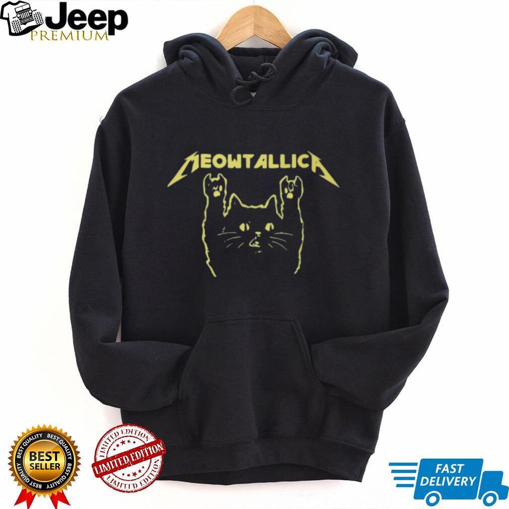 Meowtallica Heavy Metal Cat Logo Music Band Graphic T Shirt Meowtallica Heavy Metal Cat Logo Music Band Graphic T Shirt