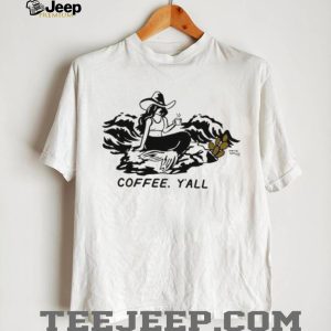 Mermaid Coffee Y'all Western Coastal Cowgirl Graphic T Shirt
