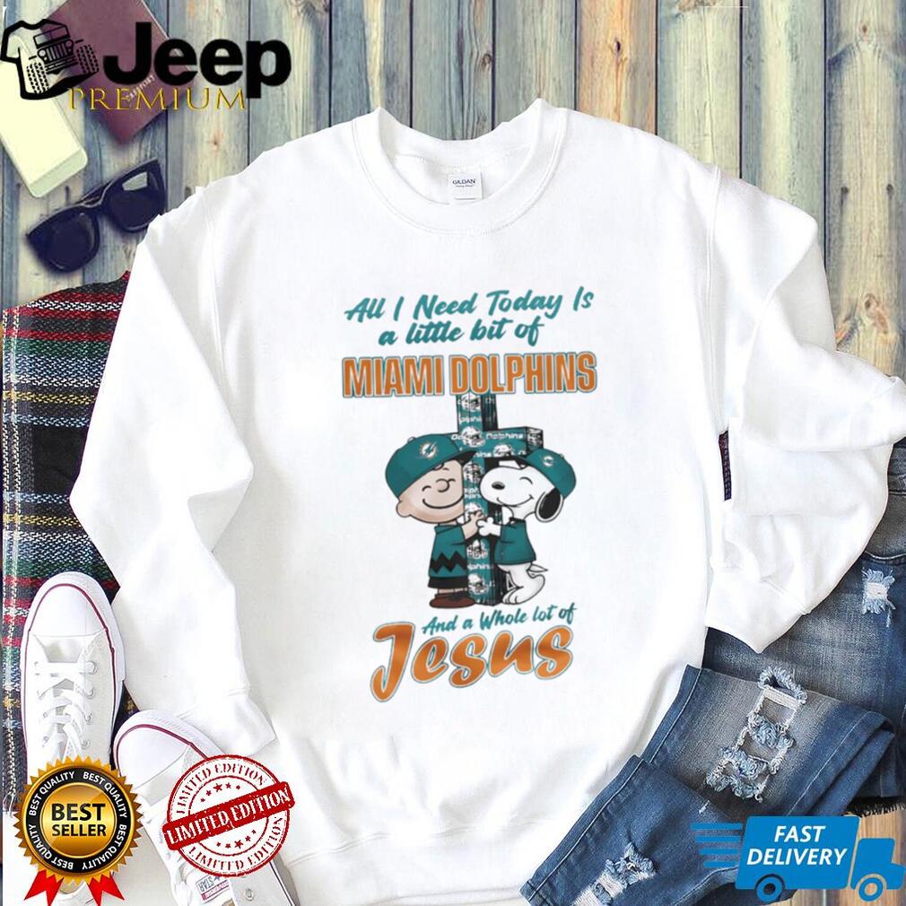 Miami Dolphins Charlie Brown Snoopy Faith Jesus T Shirt Miami Dolphins Charlie Brown Snoopy Faith Jesus T Shirt