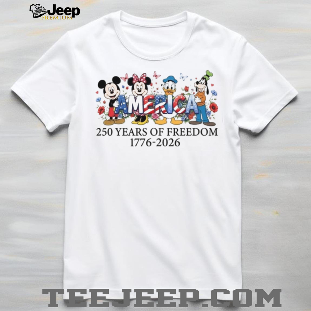 Mickey Mouse America 250 Years Of Freedom 1776 T Shirt Mickey Mouse America 250 Years Of Freedom 1776 T Shirt