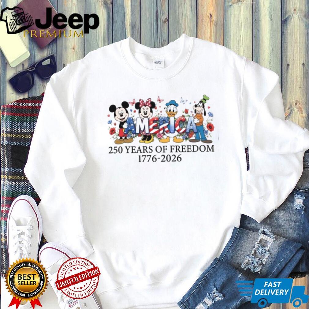 Mickey Mouse America 250 Years Of Freedom 1776 T Shirt Mickey Mouse America 250 Years Of Freedom 1776 T Shirt