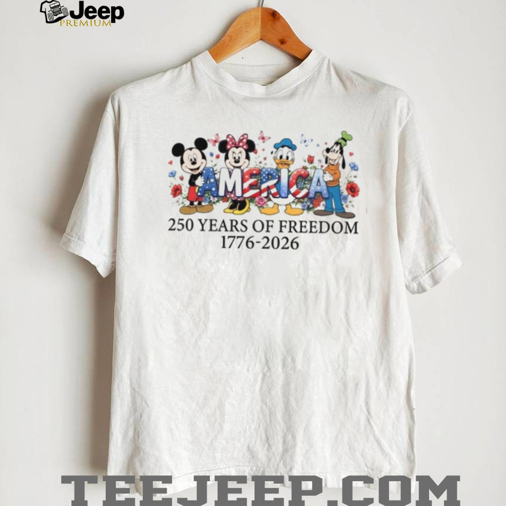 Mickey Mouse America 250 Years Of Freedom 1776 T Shirt Mickey Mouse America 250 Years Of Freedom 1776 T Shirt