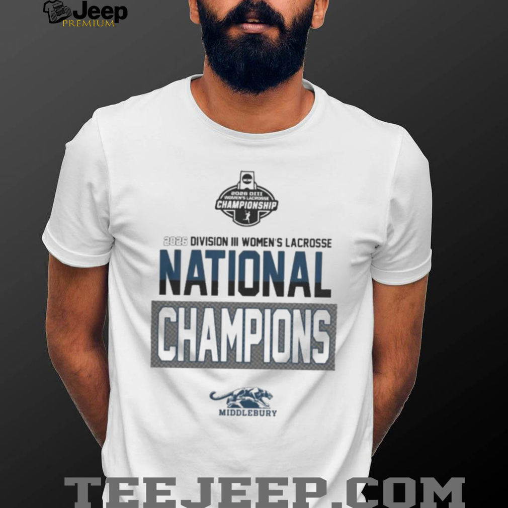 Middlebury Panthers Division III Women’s Lacrosse 2026 National Champions Shirt Middlebury Panthers Division III Women’s Lacrosse 2026 National Champions Shirt