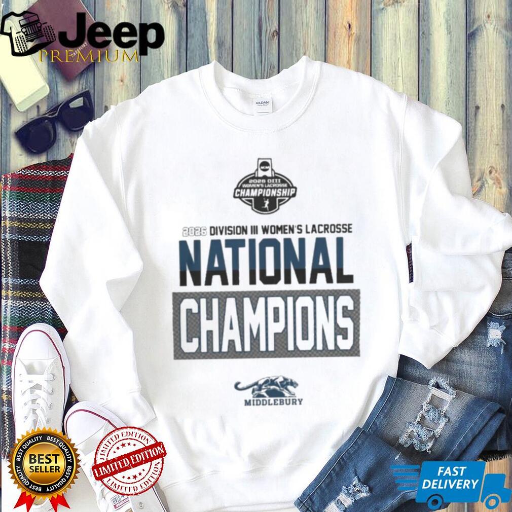 Middlebury Panthers Division III Women’s Lacrosse 2026 National Champions Shirt Middlebury Panthers Division III Women’s Lacrosse 2026 National Champions Shirt