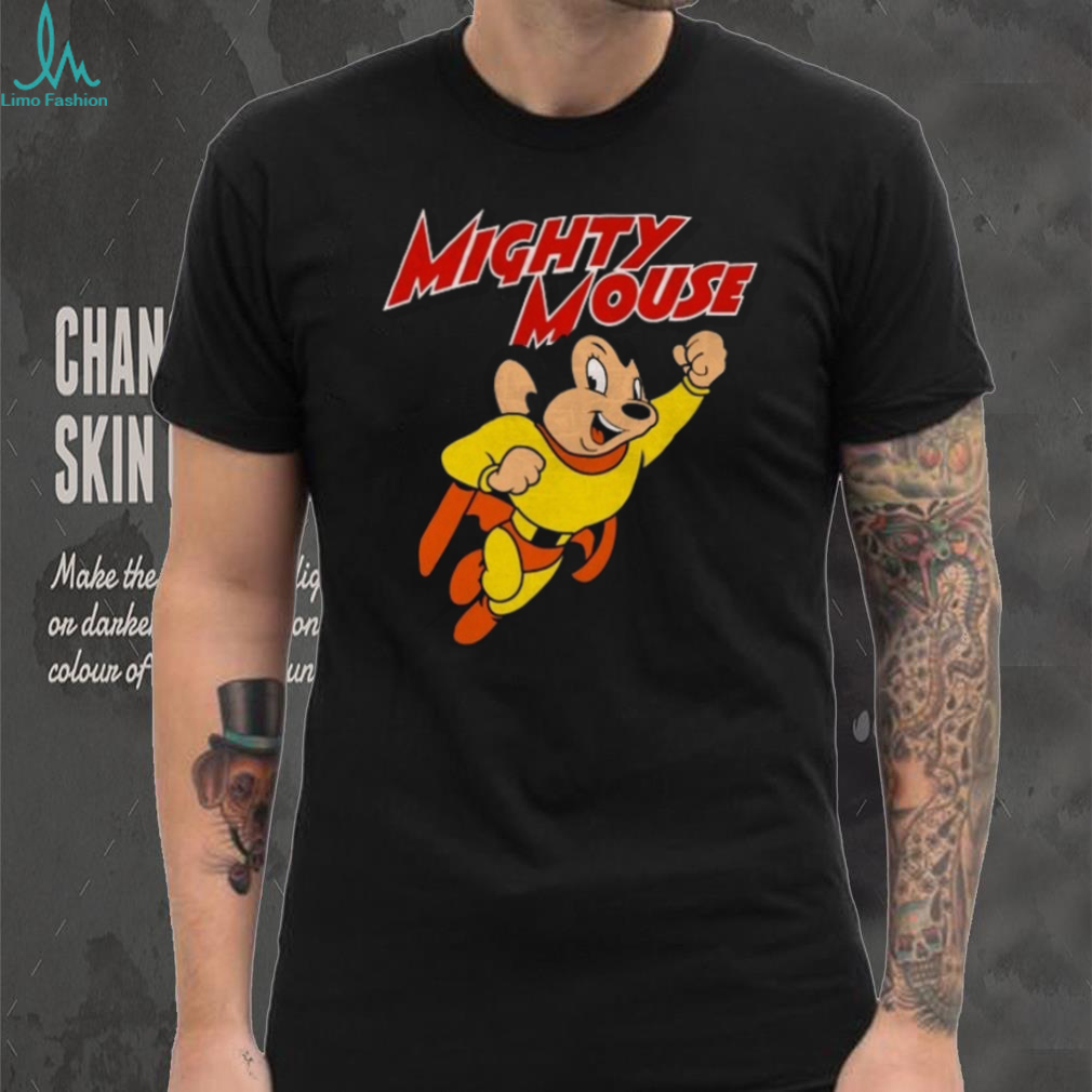 Mighty Mouse Flying Superhero Retro Classic Cartoon T Shirt Mighty Mouse Flying Superhero Retro Classic Cartoon T Shirt