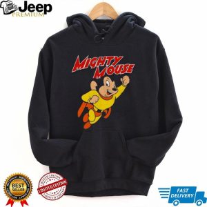Mighty Mouse Flying Superhero Retro Classic Cartoon T Shirt